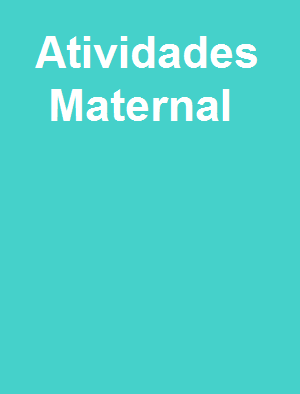Atividades do Maternal II